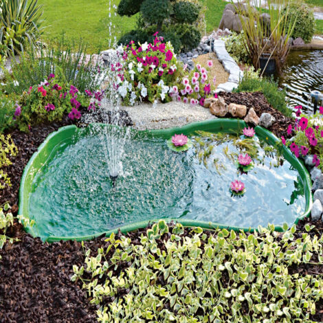 Set di decorazioni per laghetti da giardino, 4 mini rane, 2