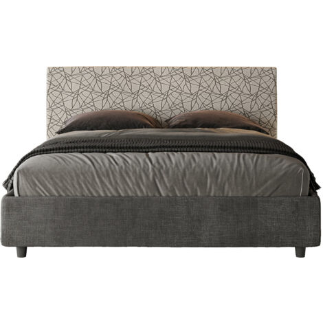 Letto Matrimoniale 160x200 cm Senza Rete Arla Norris 25 Era 2 (1/5)