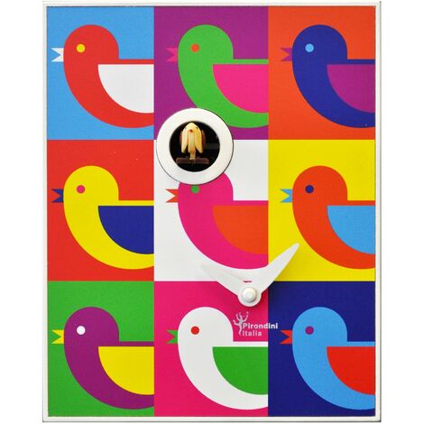 Orologio a Cucù da Parete 16,5x20x10cm Pirondini Italia D'Apres Andy Warhol (1/2)