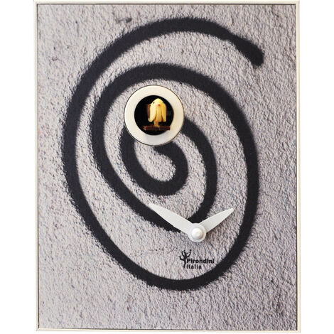 Orologio a Cucù da Parete 16,5x20x10cm Pirondini Italia D'Apres Graffiti (1/2)