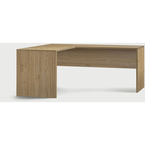 Scrivania da Ufficio Angolare Sinistra 180x76x169 cm Noce Stelvio (1/3)