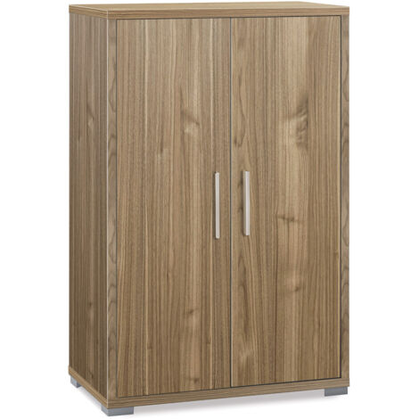 Armadietto Multiuso 2 Ante 71x110x41 cm Noce Stelvio (1/3)