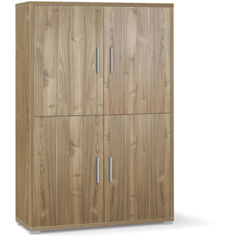 Mobile Multiuso 4 Ante 108x161x41 cm Noce Stelvio (1/3)