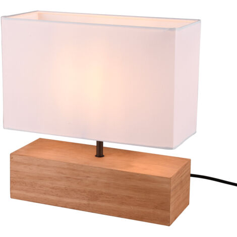Lampada da Tavolo da Interno Attacco E27 in Legno Legno colorato (1/3)