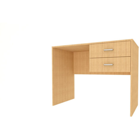 Devoko Scrivania per computer e laptop, stabile, da 80 cm, dal design moderno, semplice e compatto, per ufficio, studio, camera da letto, bianco