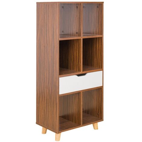 Libreria 3 Ripiani Illia 94x25x117 MT1905121 Colore Rovere Nero Prezzo