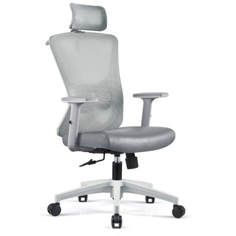GPP-MONO-50-Blue Sedia Da Ufficio Ergonomica Direzionale - Schienale Alto In Rete Traspirante, Braccioli Regolabili, Base A 5 Ruote - 2