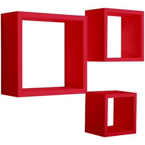 Set 3 Mensole Da Parete In Legno Massello Bianco – Ideali Per Camera Bambini, Libri E Giocattoli
