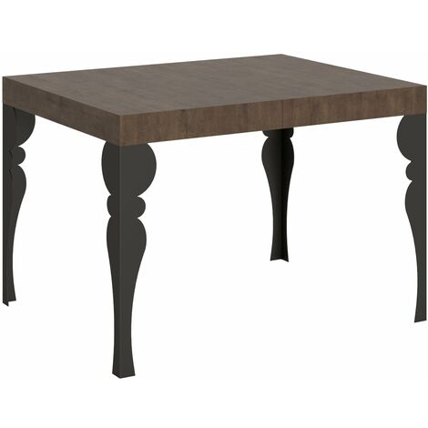 Tavolo Allungabile 120-204x80x77 cm Paxon Noce e Antracite (1/3)