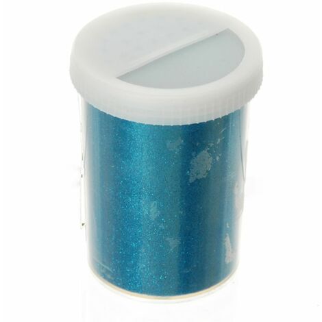 Set 400 gr Glitter Decorativo in Barattolo in Sintetico Azzurro