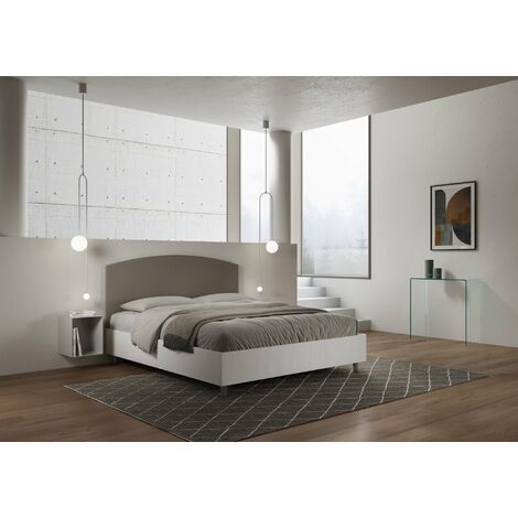 Letto Matrimoniale 160x200 cm Senza Rete Appia Tortora