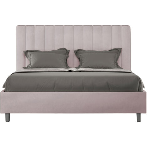 Letto Matrimoniale Francese 140x190 cm con Rete Agueda Glicine (1/5)