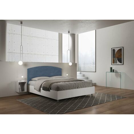 Letto Matrimoniale 160x200 cm Senza Rete Antilia Blu