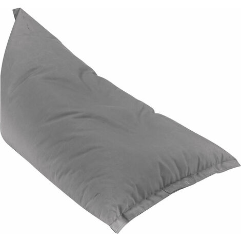 Poltrona a Sacco Pouf Sdraio in Acrilico Pomodone Milk Grigio (1/5)
