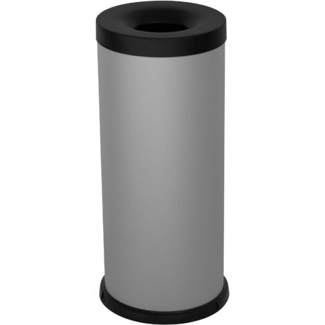 Stilcasa Gettacarta Autoestinguente In Acciaio Inox Satinato - 25 Litri - Dimensioni 25x25x60 Cm