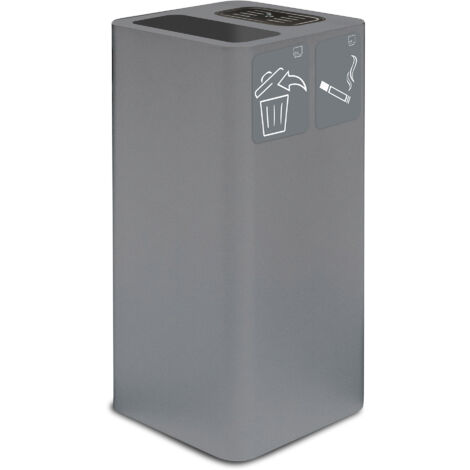 Relaxdays Pattumiera Per Il Piano Cucina, 5 L, Coperchio In Acciaio Inossidabile Rifiuti Organici Hxd 23 X 24 Cm Blu 49836883