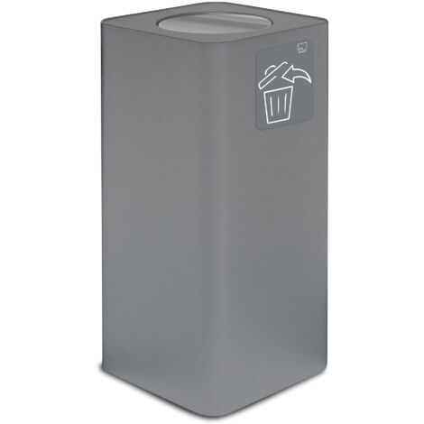Justrite SoundGuard Pattumiera Per Rifiuti Oleosi 38L - Acciaio Rosso Con Coperchio A Pedale, Antincendio, Fonoassorbente - 3