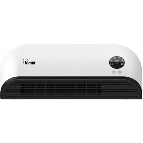 Termoventilatore Caldobagno da Parete 2000W 45,6x18,8x13 cm con Resistenza  Ceramica PTC Bimar HP093