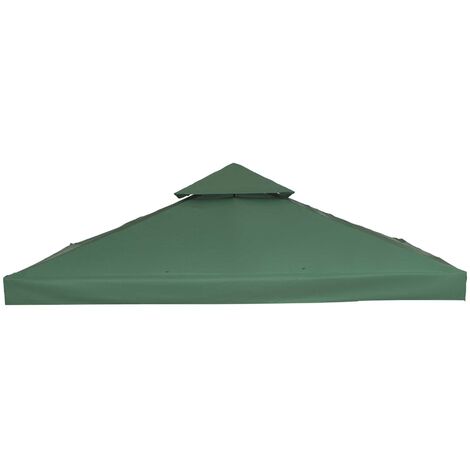 Tetto Di Ricambio Per Gazebo 3x4m Verde - Poliestere Con PVC, Con Velcro - Foto 13