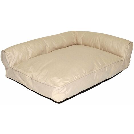 Divanetto Imbottito 89x64x20cm per Cani e Gatti Beige