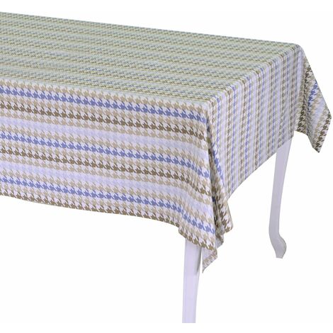 Pago Poco Tovaglia Rettangolare Fantasia MAIOLICA Colore Blu 100% Cotone Misura:140x300 Novita' 2022