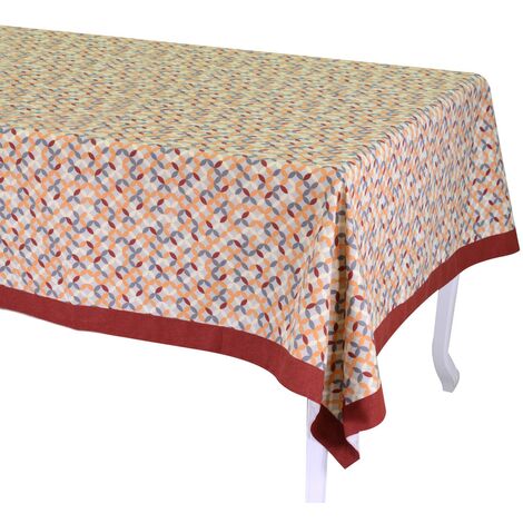 Tovaglia rettangolare cotone riciclato (L240 cm) Bombay Ecru