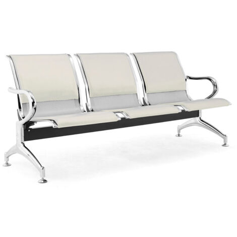 Furniture Limited - Panca da Giardino a 3 Posti con Cuscini in
