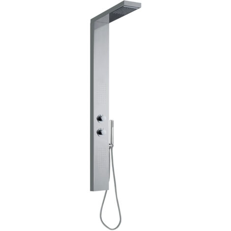 Colonna Doccia Idromassaggio Getto a Cascata in Acciaio Inox Ermes (1/2)