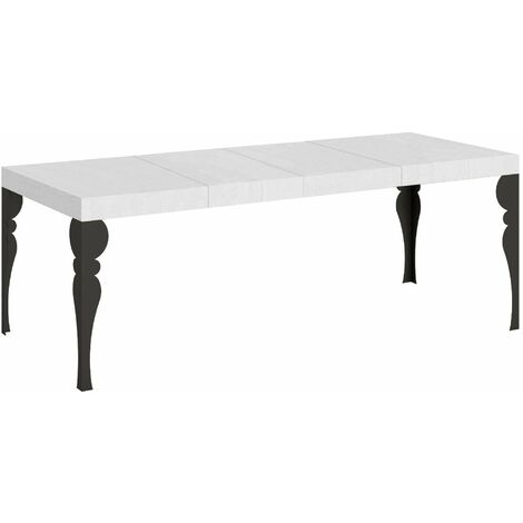 CASAARREDOSTUDIO Tavolo Karida Allungabile 180/284 Cm, Bianco Frassino, Design Moderno, Made In Italy