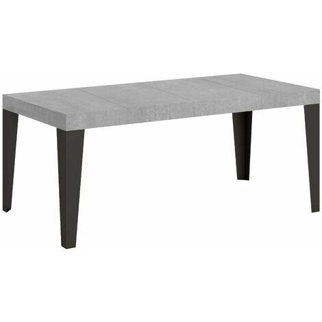 Tavolo Allungabile 90/246x90x77 cm Flame Premium Cemento (1/4)