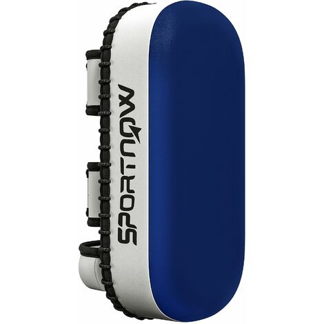 Colpitore Boxe e Muay Thai Imbottito per Braccio 38x20x18 cm in PU e EPE Blu