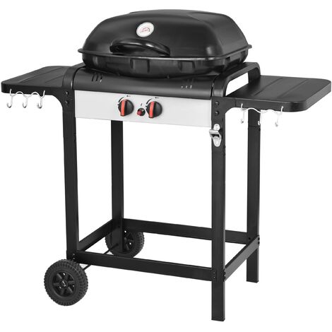 Barbecue a Gas GPL 2 Fuochi Taddei Elite Nero