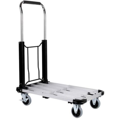 Carrello Portapacchi Pieghevole Con Ruote - Portata 200kg, Pianale Extra Large - Foto 5