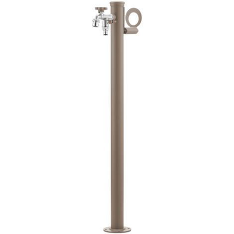 Fontana da Giardino con Doppio Rubinetto Belfer 42/SRR Tortora