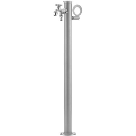 Fontana da Giardino con Doppio Rubinetto Belfer 42/SRR Alluminio (1/5)