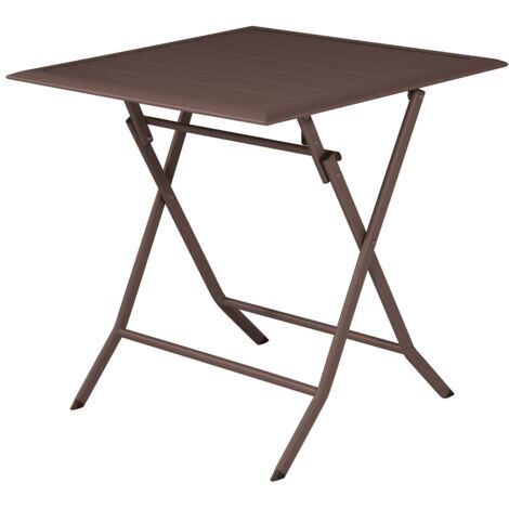 Tavolo Pieghevole 120x70 da Balcone Giardino in Legno Rettangolare per Esterno 9145360105321