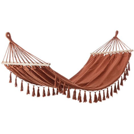 Amaca da Giardino 200x100 cm in Poli-Cotone Juan Terracotta