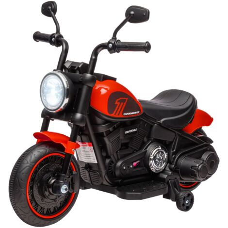 Moto elettrica per bambini AIYAPLAY, moto per bambini da 6V con