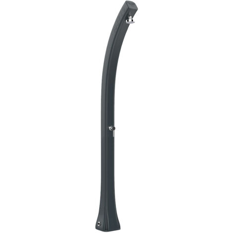 Doccia Solare da Giardino 28L Miscelatore Arkema Happy Five Grigio Antracite