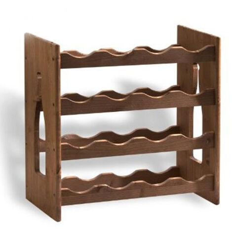 Cantinetta Porta Bottiglie Vino 6 Posti, Impilabile E Sovrapponibile, Colore Arancione, Misura 60x12 Cm, Nuova Immi