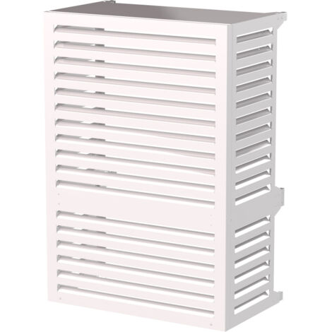 Copri Condizionatore 105x150x65 cm in Alluminio a Parete Big Blade VL Bianco