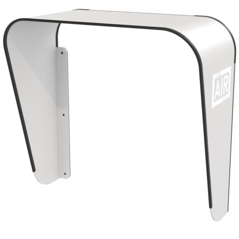 Copertura per Stazioni di Carica Auto Elettriche 40x40x25 cm in Alluminio Wallbox Cover S Bianco