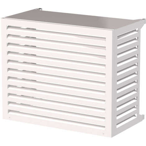 Copri Condizionatore 115x95x67 cm in Alluminio a Parete Big Blade XL Bianco