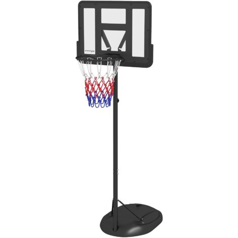 ASONINE Canestro Basket Bambini, Altezza Regolabile 70-138 CM Con Supporto Mini Canestro Basket Da Camera Per Giochi Per Bambini Dai 3 Agli 8 Anni-Blu