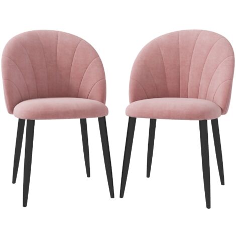 Set di 4 sedie da pranzo, sedia imbottita con finiture a chiodo, gambe di supporto in acciaio inossidabile dorato, rivestimento in velluto, 45x50,5x95 cm, Beige