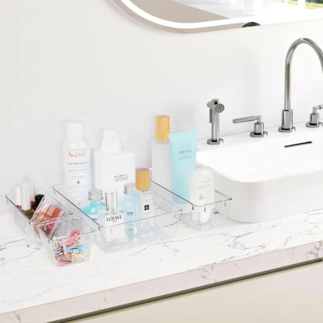 Lifewit Set di Organizzatori, Divisori per Cassetti in Plastica