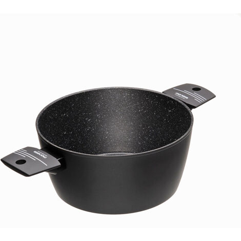 Casseruola Ø20 cm Antiaderente Induzione in Alluminio Effetto Pietra Moneta Yes (Zeus 2.0) (1/5)