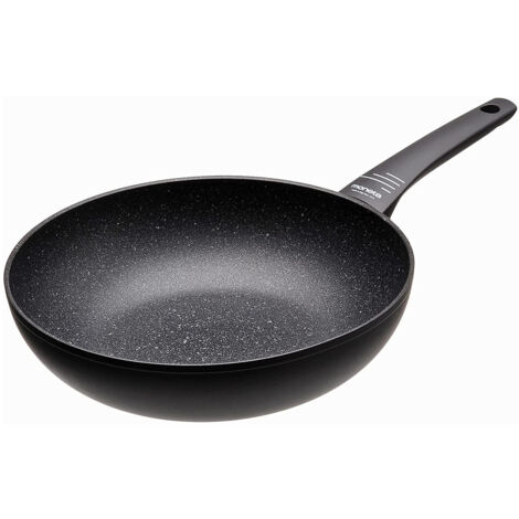 Padella Wok Ø28 cm Antiaderente Induzione in Alluminio Effetto Pietra Moneta Yes (Zeus 2.0) (1/5)