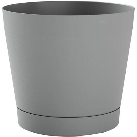 Vaso in metallo grigio chiaro D.26 Benson | Maisons du Monde