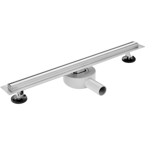 Canalina di Scarico Doccia Slim 80 cm Piastrellabile a Pavimento in Acciaio Inox  Bonussi